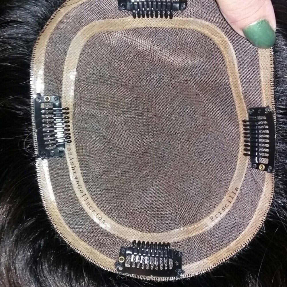 Lauren Ashtyn Luxury Custom European Full Volume Hair Topper 21" - Picture 7 of 7